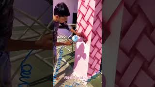 3D paint design #shorts #construction #youtubeshorts #foryou #paintdesign