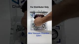 Mini Vacuum Chamber for Package Seal Integrity Testing | CDV 1 Demo for distributor Only