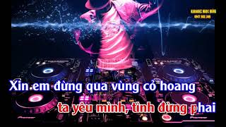 KARAOKE HOA CÀI MÁI TÓC TONE NỮ REMIX CỰC HAY, DỄ HÁT