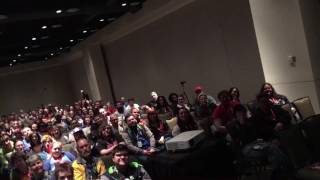 Sierra getting Happy Birthday sung to her at ECCC 2017