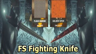 I Unlocked The GOLD Viper & Plague Diamond FS Fighting Knife - CoD Vanguard Zombies