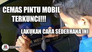 Cara membukak pintu mobil kunci tinggal didalam model mobil kijang kista