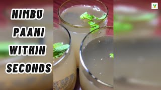 Refreshing Nimbu Paani Recipe - How to Make Lemonade at Home Perfect Summer Drink! #vegwonderland