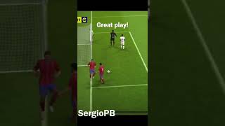 Great play on efootball2023 #efootball2023 #gaming #shorts #efootballskills