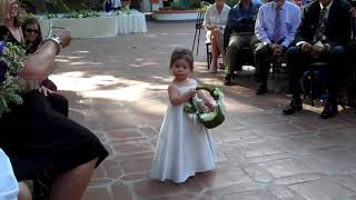 Funniest Kids Videos | a flower girl.