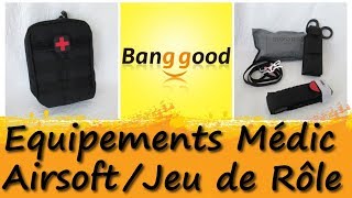 Equipements Médic Airsoft /JDRGN, disponibles sur Banggood.