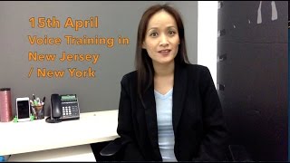 Voice Training in New Jersey : New York