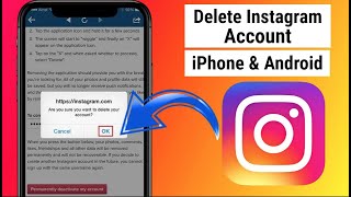 how to delete Instagram account? how to remove Instagram account , insta account kaise delete kare?