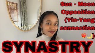 SYNASTRY Sun opposite Moon synastry (yin-yang connection? ❤️‍🔥🌙)