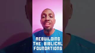 4 More days to go | Rebuilding the Biblical Foundation