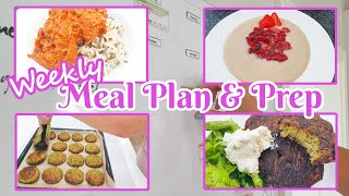 Weekly Meal Plan & Prep