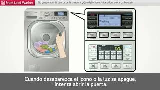 Soporte LG España - Abrir la puerta de su Lavadora LG de carga frontal