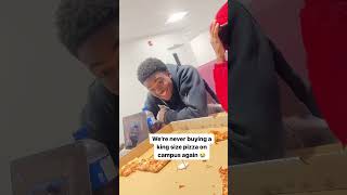 They couldnt finish it!!! (they brought food to school)