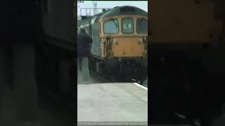 Remembering the Class 33. On duty from Portsmouth to Cardiff filmed Westbury 1988.