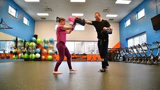 Private kickboxing class, fun video