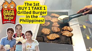 GRILLED Kanto Burger na BUY 1 TAKE 1 FOREVER! Baga Burger | Food Hug: The Fam Vlog