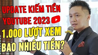 1000 Lượt Xem Video YOUTUBE Kiếm Được Bao Nhiêu TIỀN | Số Tiền Thực Tế Kênh Mình | Hồ Mạnh Thắng