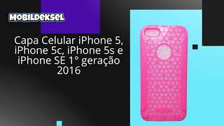 Capa Celular iPhone 5, iPhone 5c, iPhone 5s e iPhone SE 1 geração 2016 ROSA