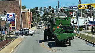 We had a POLICE ESCORT through downtown Vincennes