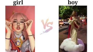 Girls vs Boys | Cosplay (meme)