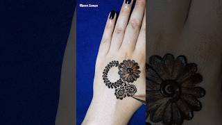 #shorts Cottonbud Trick mehndi design with coins #mehndi #hennadesign #henna