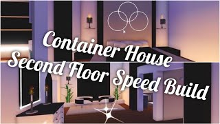 🖤 Modern Container House 🖤 Second Floor SPEED BUILD - Adopt Me!