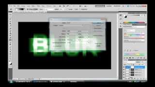 How To:  Blur Text Effect In Adobe Photoshop