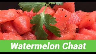 Watermelon Chaat / Watermelon recipes / Watermelon salad / Chaat recipes / Namaste from Yash UK