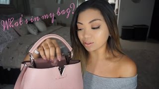 LOUIS VUITTON CAPUCINES | What's in my bag?