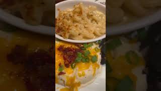 T bone steak/loaded mashed potato/mac ‘n cheese #shorts #shirtsvideo