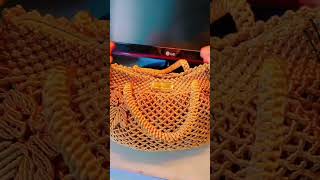 Bismillah,Kreasi sampul tali ( Macrame Bag /Original handmade ) 🌼❣ #handmade #macrame #macramebag