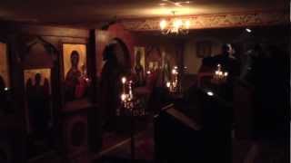 Matins for Saint Paisius Velichkovsky - Optina Chapel 11/29/2012