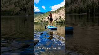 Paddle Boarding on Cottonwood Lake in Colorado