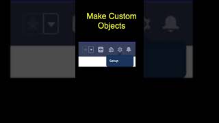 Make Custom Objects  #shorts #salesforce #admin