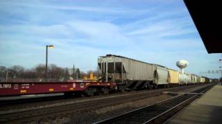 BNSF# 4446 Leads Manifest Through Congress Park