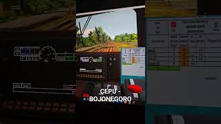 Cabride Lokomotif CC 206 di Cepu - Bojonegoro #keretaapi #trainzsimulator #keretaapiindonesia