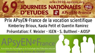 Prix APsyEN-France de la vocation scientifique