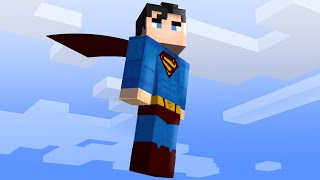 I beat Minecraft as Superman