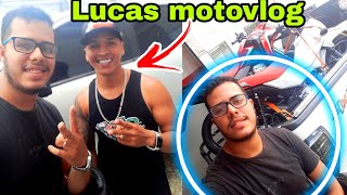 Encontrei LUCAS MOTOVLOG a caminho da Honda 😱😱😱🙅‍♂️ Humildade total 👏