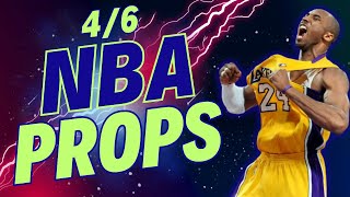 NBA TOP PICKS TODAY 4/6 | #PRIZEPICKS | NBA PLAYER PROP BEST BETS | UNDERDOG FANTASY | NBA BETS