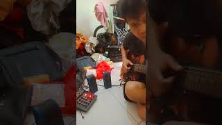 Speaker Komputer jadi amply Gitar #gitar #amplifire