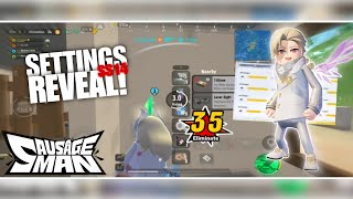 MY SETTINGS SS14 🔥 36 KILLS 🤯 GAMEPLAY | SAUSAGE MAN