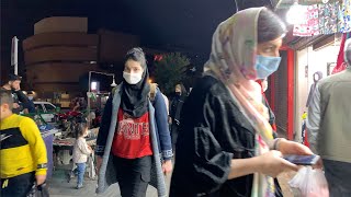 [4k] [60] [2020] Night walk in Tehran - Iran - Valiasr Sq