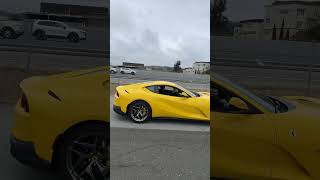 Ferrari 812 leaving the show !!