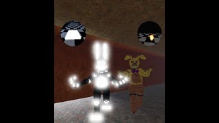 playing this game called fnaf rp the beginning (Glamrock freddy!!)