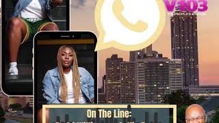 Big Tigger V-103 Atlanta Radio Interview with Callie Evans Viral Video "What's Poppin"