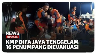 DETIK-DETIK EVAKUASI PENUMPANG KMP DIFA JAYA SAAT TENGGELAM