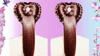 Party Hairstyle || hairstyle for girls || ponytail hairstyle ||