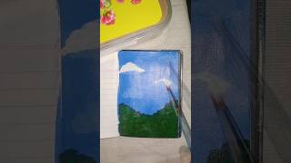 Rainbow painting 🎨 painting for beginners #creativitywithaera #art #paintingideas #shortvideo