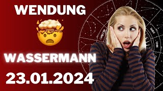 WASSERMANN ♒️⭐️ INTERESSANTE WENDUNG? 🥰 Horoskop - 23.Januar 2024 #wassermann #tarot